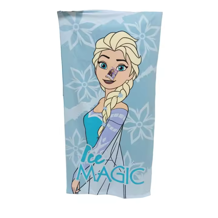 Mommata Toalla Playa-Piscina Elsa-Frozen Disney 70x140 Microfibra. - 1