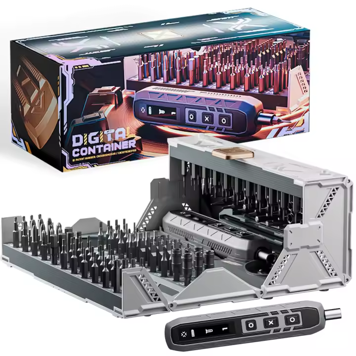 Juego De Destornilladores Eléctricos De Precisión 180 En 1 Con 3 Modos De Torque Y 160 Piezas Magnéticas Herramienta De Reparación Cordless Para iPhone PC Cámara - 1