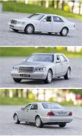 Modelo De Coche De Escala 1:32 Benz S-W140 En Aleación Con Cuerpo De Metal Y Chasis De Plástico Regalo Para Niños Con 4 Puertas Abiertas Y Función Retroceso - details 10