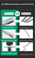 Llave Allen Torx T-shaped Hexagonal 2/2.5/3/3.5/4/4.5/5/6/8/10mm Herramienta Manual Antideslizante De Acero Inoxidable Spanner Extendido - details 2