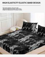 Juego De Sábanas De 3 Piezas Con Estampado De Mármol Ultra Suaves Y Transpirables En Microfibra Hipoalergénicas Resistentes Al Arrugas Cuidado Facilita - details 6
