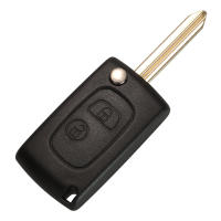 Carcasa De Llave Remoto Jingyuqin Para Peugeot Partner Saxo Xsara Picasso Berlingo Expert Boxer Con SX9 Hoja No Cortada 2 Botones - details 1