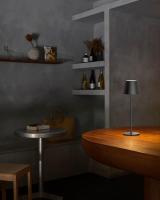 Lámpara De Escritorio LED Táctil Recargable 3 Colores Ajustable Para Dormitorio Sala De Estar Bar Comida Lectura Iluminación - details 6