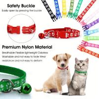Juego De 12 Collares Para Perros Con Collares Proteccion Y Campanas Ajustables Y Reutilizables Etiquetas Fáciles De Identificar Para Cachorros - details 4
