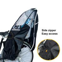 Cubierta De Lluvia Para Asiento De Niño En Bicicleta Con Ventana Transparente Universal Impermeable Para Bicicleta - details 6