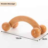 Rodillo De Masaje De Madera Gua Sha Tablero De Masaje Para Cuerpo Herramienta De Terapia Relajante Para Pies Rostro Hombros Cuello Y Manos - details 7