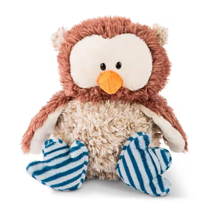 Nici Búho Oscar Con Cabeza Articulada De Oso Giratoria 25 Cm - 1