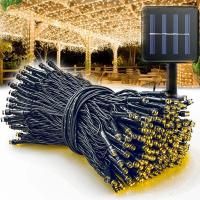 Luz De Cadena Solar LED 20-300 Para Jardín Inalámbrica Impermeable 3V Guirnalda Para Navidad Y Fiestas Decoración De Hogar - details 5