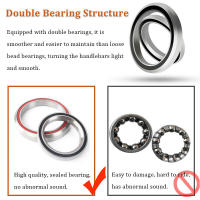 JESSICA Headset De Bicicleta 34/44/44-55/44-56mm Para Montaña Y Carretera Compatible Con Tubo De 28.6mm Aleación De Aluminio Headset De Marco De Bicicleta - details 8