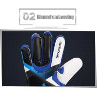 Guantes De Portero De Fútbol Para Estudiantes De Primaria Y Secundaria Y Adultos Gruesos De Látex Doble Capa Antideslizante Para Entrenamiento Y Protección - details 3