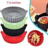 Silicona Air Fryer Fundas De Olla Repuesto Para Papel Encendido Alimentos Accesorios De Horno Reutilizable Bandeja De Hornear - details 0