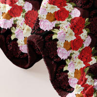 Sábana Ajustada Moderna Y Sencilla Con Estampado De Plantas Y Flores Mate Para Dormitorio Sin Almohadillas De Edredón De Poliéster 100% - details 5
