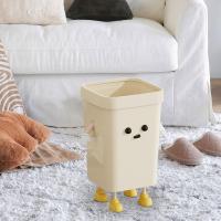 Bandeja Creativa Y Ligera Para Basura Interesante Y Bonita Recipiente De Basura Para El Hogar Baño Sobre La Mesa Sala De Estar Estilo Sin Tapa Material PP - details 7