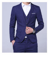 Traje De Three-piece Elegante Para Novio 2024 Con Chaleco Y Pantalones De Alta Calidad Para Bodas Y Negocios Estilo Inglés M-5XL - details 17