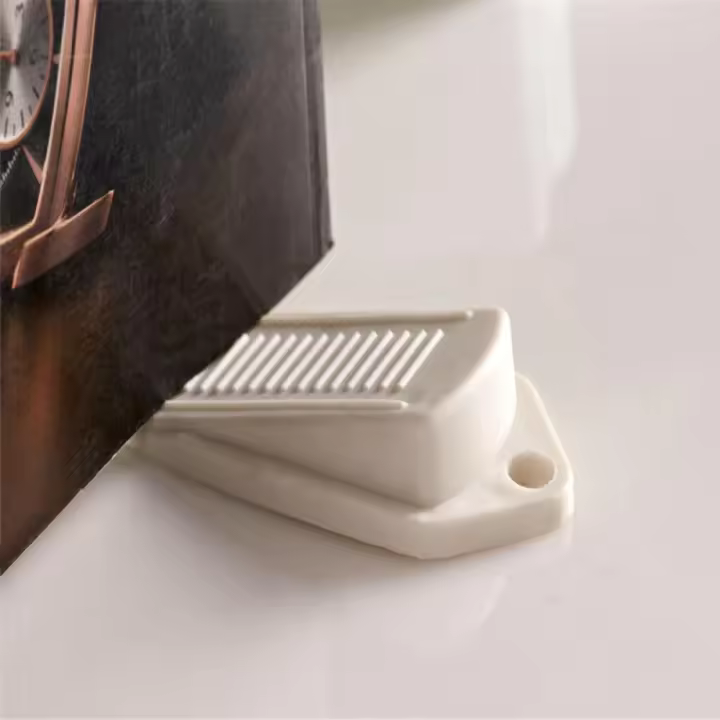 Protector De Puerta Seguridad Infantil 2pcs Wedge De Goma Diseño De Ratón Stopper De Puerta Portador Guardia Para Oficina Y Hogar - 1