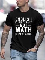 Camiseta Casual Para Hombres Con Impresión De Importancia Del Matemáticas Camiseta De Verano De Manga Corta Transpirable Ligera Y Secado Rápido Protección Solar - details 8