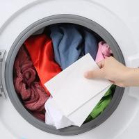 50/100pcs Película Absorbente De Colores Para Lavadora Anti-Mancha Y Mezcla De Detergente De Limpieza Para Ropa - details 5