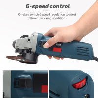 1000W 125mm Electric Angle Grinder Grinding Machine 6 Speeds Electric Cutting Machine DIY Woodworking Polishing Power Tool 220V - details 3