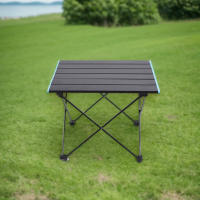 Mesa De Camping Plegable Portátil De Aluminio Mesa De Picnic Al Aire Libre Para Playa Jardín Y BBQ Tipo De Material: Aleación De Aluminio - details 4