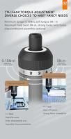 Worx Set De Destornilladores Eléctricos 4V WX242 Herramienta Eléctrica Portátil Para Reparación Doméstica Con Motor Cepillado Torque Máximo De 5Nm Peso 0.3kg - details 3