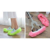 Cubiertas Para Zapatos Multi Función Limpiador De Piso Microfibra Lavable Calzado Con Mopa Y Aspiradora Cubierta Para Pies - details 7