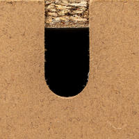 CÓMODA MADERA NATURAL CON 3 CAJONES MARCA FIVE - details 1