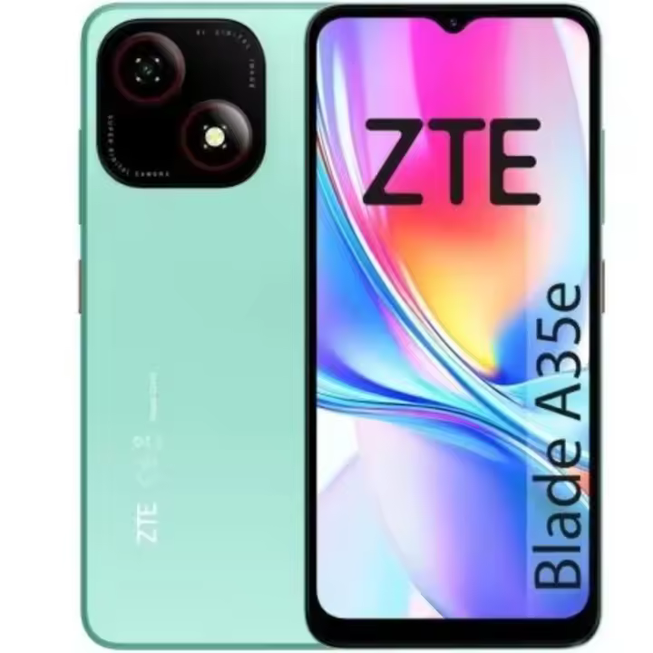 Smartphone ZTE Blade A35E 2GB/ 32GB/ 6.52"/ Verde/ Android 14 Go/ NanoSIM + NanoSIM + MicroSD - 1