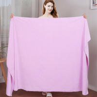 Toalla De Baño De Microfibra Super Grande Absorbente Y Secado Rápido Color Gris Multiusos Deportivos Viajes Sin Desvanecimiento - details 9