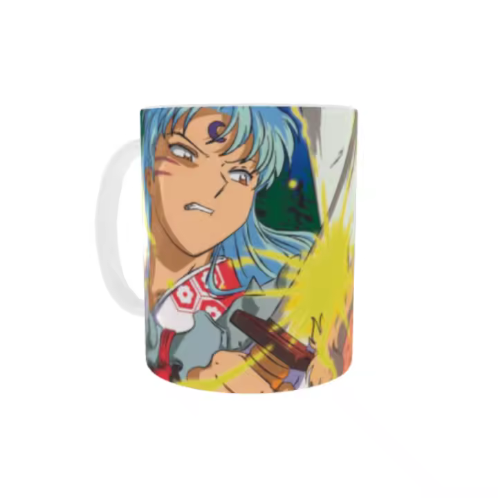 ⛩️ Taza Inuyasha | Anime Clásico | Cerámica 330 ml Desayuno Stamina Manga - 1