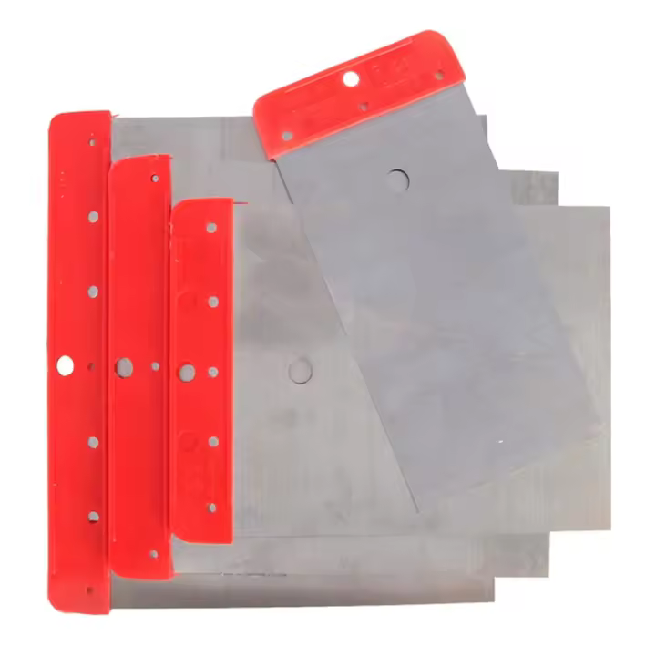 Espátula STEIN Metálica de Acero de Alta Calidad - Set de 4 Piezas - 1