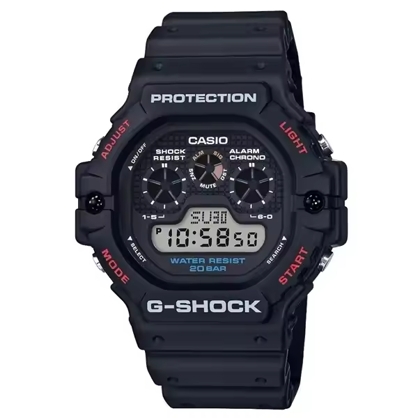Casio G-Shock DW-5900-1 "The Big Lebowski" - Reloj resistant to impactos con diseño inspired en la película-Resistant to Agua hasta 200m - Cronómetro y Alarma-Ideal Para Los Amantes DE LA Moda Y LOS FANATICOS DE Cines Clásico. - 1
