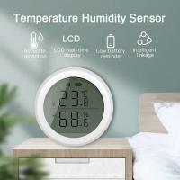 ZEXEF Termómetro Inteligente ZigBee Tuya Para Interior Con Sensor De Temperatura Y Humedad Y Pantalla LCD Control Por APP Y Voz Alexa Google Home - details 0
