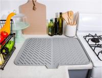 Estera de Drenaje de Pendiente de silicona para Cocina, Estera de secado de platos, Foreign antideslizante con revestitiento de Cocina - details 2