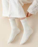Calcetines Gruesos Y Cálidos Para Mujer De Otoño E Invierno Calcetines Casuales Solids Para Dormir En Piso - details 3