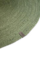 Alfombra Vintage Unicolor Verde - Parentesi Quadra: Elegante y Duradera para tu Hogar - details 1