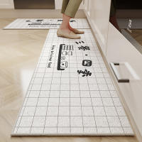 Vikama Alfombra De Cocina Impermeable Y Anti-Derrame De Velours Cristal Durable Y Resistente Al Polvo Con Patas Antideslizantes Para Sala De Estar Y Baño Fácil De Limpiar Máquina/Hand Wash - details 1