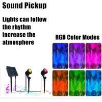 Spotlight Solar RGB IP65 Impermeable Para Jardín Exterior Con Control Por APP 2/4/6 Luz Decorativa Para Navidad Y Halloween - details 2