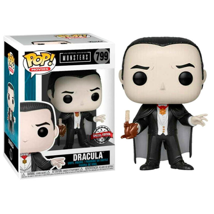 Figura Dracula Funko Pop Películas Universal Studios Monsters Drácula Modelo 799 Edición Especial exclusivo