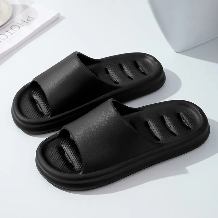 Chancletas De Baño Para Hombres Y Mujeres Antideslizantes De EVA Suave Transpirables Para Verano Uso Interior Y Exterior - 1