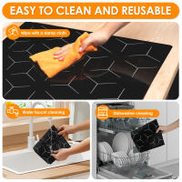 Protector De Cocina Inducción Resistente Al Calor Alfombrilla Antideslizante Cubierta Para Horno Moderno Silicona Rectangular - details 6