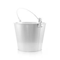 Cubo de Metal para Enfriar Cervezas, vino o cualquier Bebida. Capacidad 6L. con asa de Metal y abridor con Cadena. Medidas 18 cm.-22.5 Ø. Cubitera 100% impermeable perfecta para usar en fiestas, bares y restaurantes. - details 1