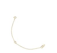 Sterling silver gemstone bear bracelet for women simple light luxury fashion jewelry - details 5