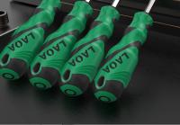 LAOA 1pc Destornillador De Cabeza Sférica Y Plana Con Magnetismo De Acero De Aleación S2 58HRC Mango Antideslizante Destornillador Magnético Para Herramientas De Reparación - details 4