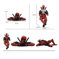 Figura De Acción Deadpool 8cm Decoración De Escritorio Divertida Y Bonita Para Coche O Oficina Juguete De Modelo X-MAN Unisex - details 2