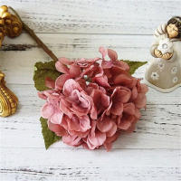Ramo De Flores Artificiales De Algodón Para Boda Decoración De Vaso De Hydrangea De Otoño Para Hogar Navidad Decoración De Casamiento - details 7