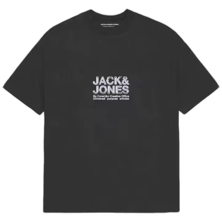 Camisetas De Manga Corta Jack&Jones para Hombre en color Negro - 1