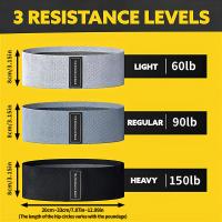 Banda Elástica De Resistencia Para Piernas Y Caderas Entrenamiento De Yoga Squat Antideslizante Bolsa De Almacenamiento Incluida Ejercicio De Gimnasio Unisex - details 2