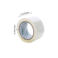 Cinta Adhesiva Transparente M&G 5 Rolls 45mm*30m Alta Calidad Adhesivo Fuerte Para Embalaje Y Expresiones - details 3