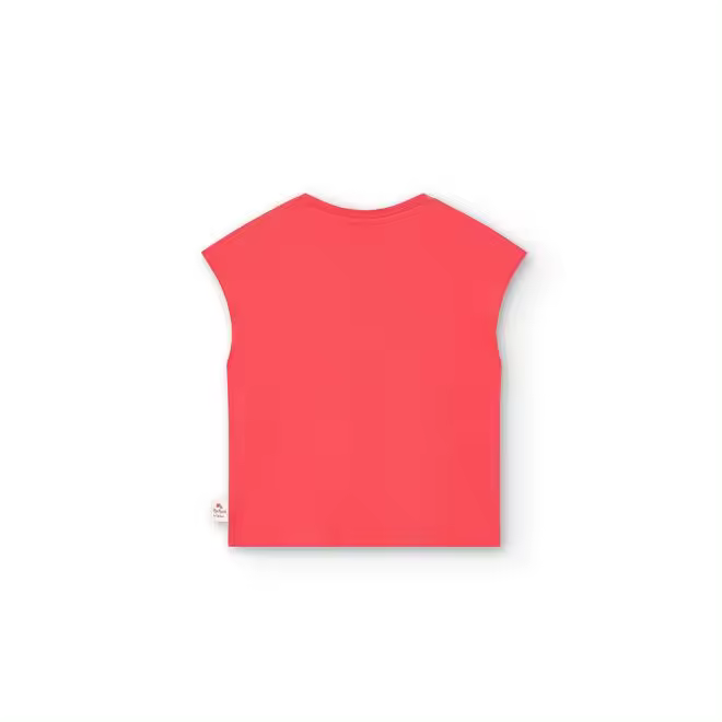Boboli - Camiseta Punto de Niña Roja Primavera/verano - 1