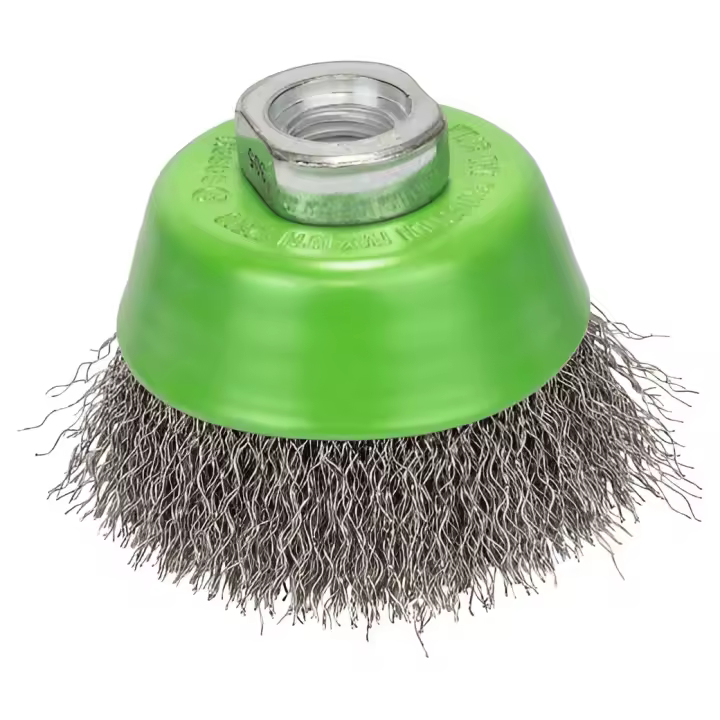 Bosch 2 608 622 061 - Cepillo (tipo vaso), inoxidable - 65 mm, 0,3 mm, M14 (pack de 1) - 1